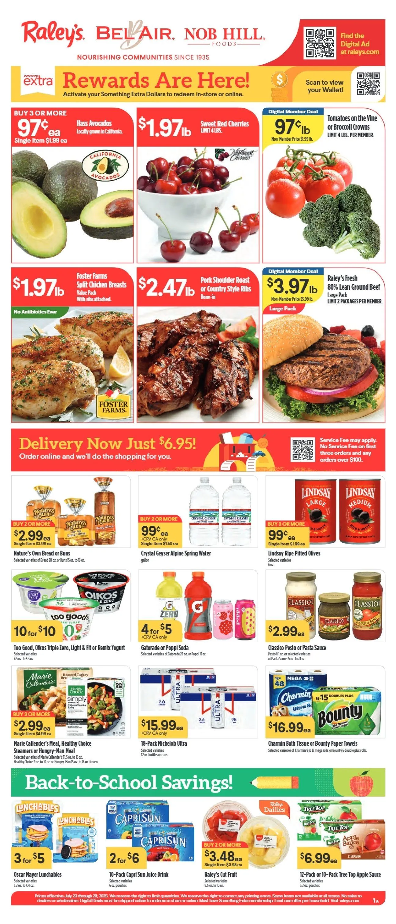 Weekly ad Raley's Sales from July 23 to July 29 2025 - Page 
