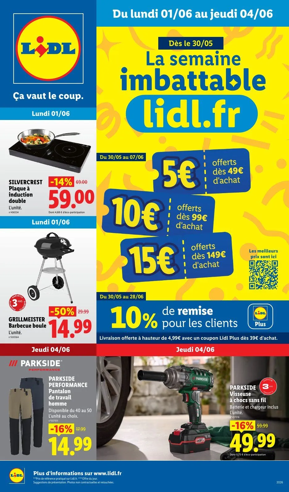 Catalogues Lidl  du 1 juin au 4 juin 2026 - Catalogue page 1