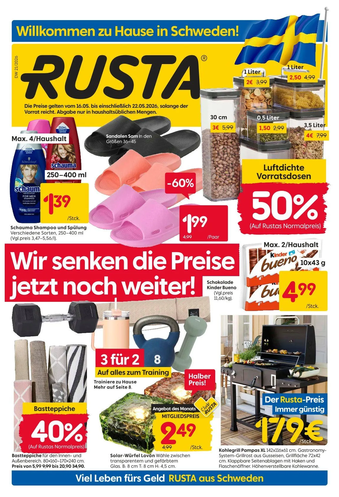 Rusta Angebote - 18. Mai 23. Mai 2026