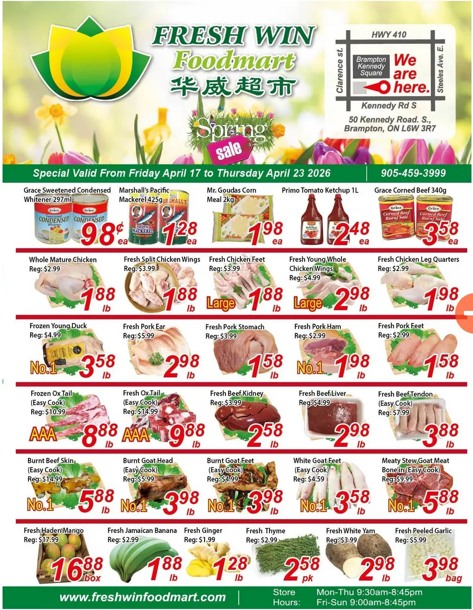  Fresh Win Foodmart Sales from April 17 to April 23 2026 - flyer page 1