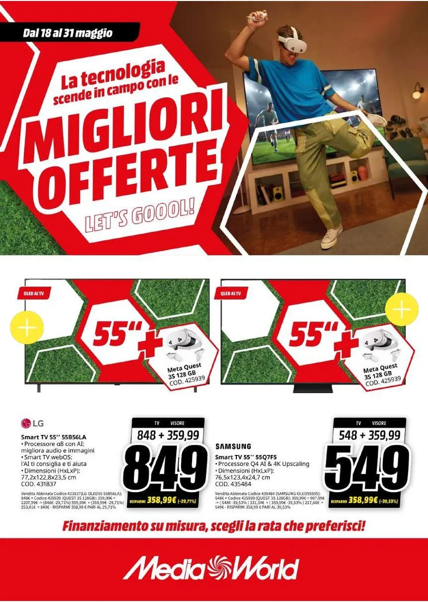 Volantini MEDIAWORLD da 18 maggio a 31 maggio di 2026 - Pagina del volantino 1
