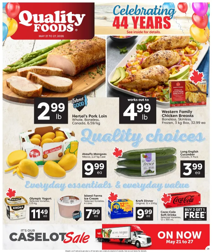 Quality Foods Sales from May 21 to May 27 2026 - flyer page 1