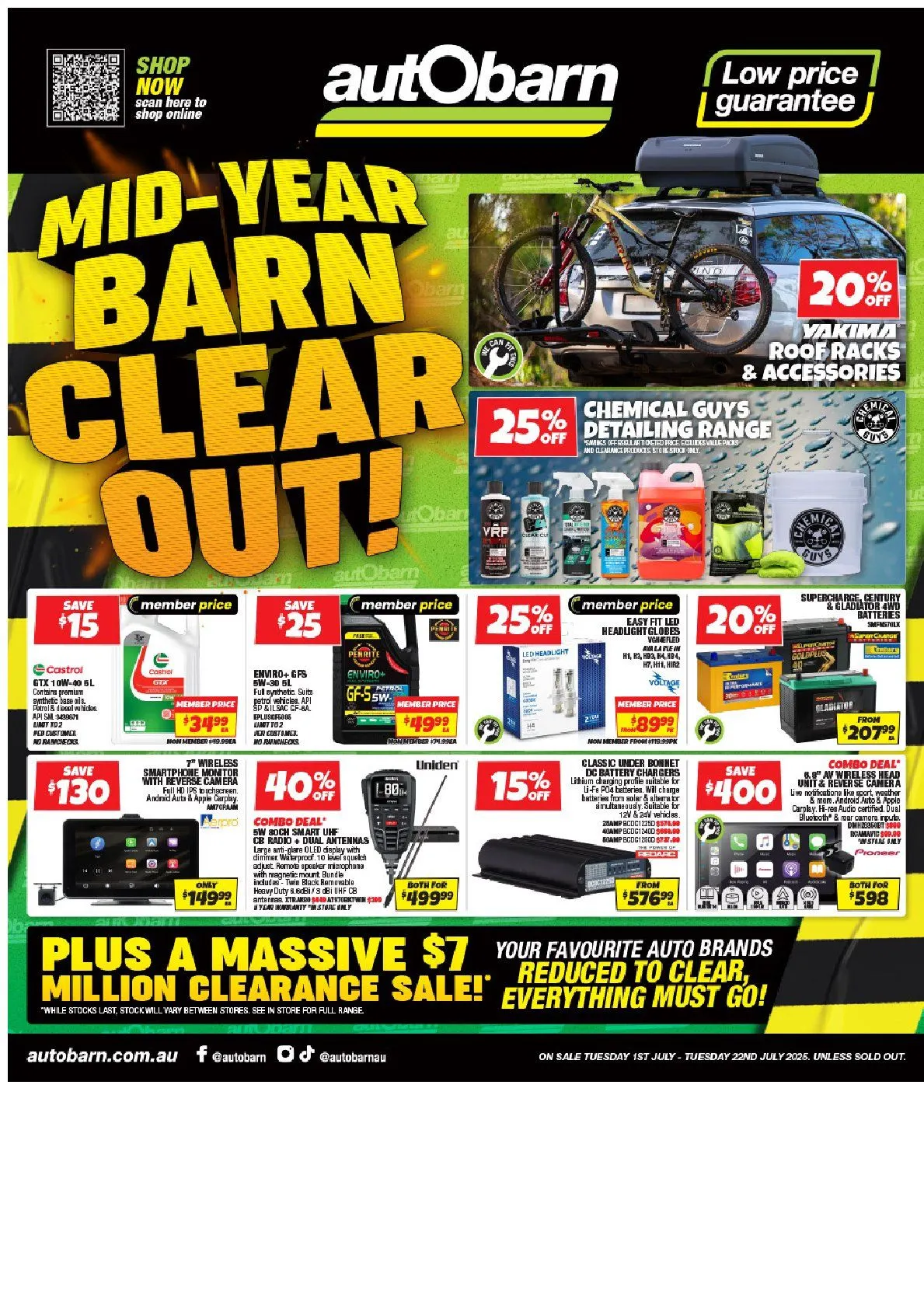 Autobarn catalogues - Weekly specials - Catalogue valid from 1 July to 22 July 2025 - page 