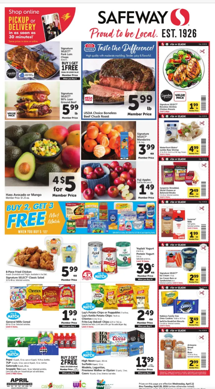 Weekly ad Safeway Sales from April 23 to April 28 2026 - Page 