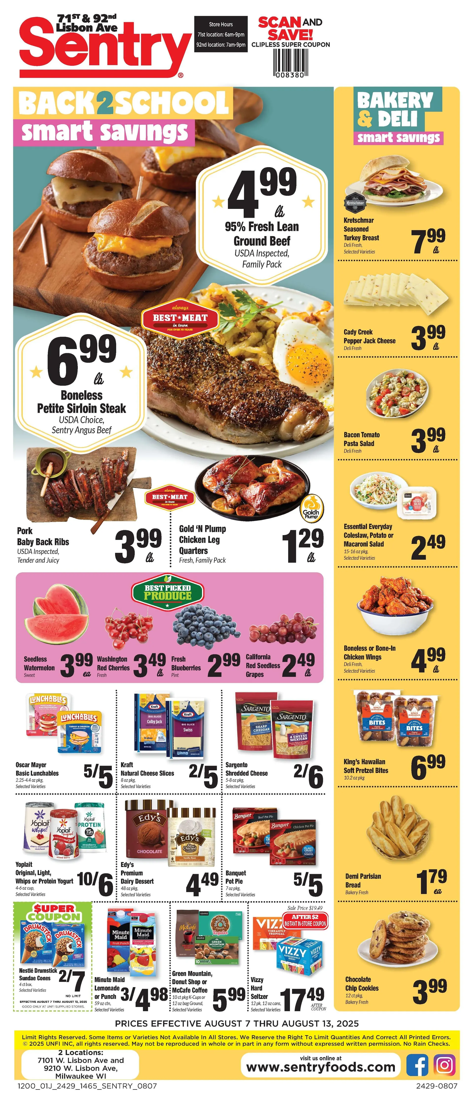 Weekly ad Sentry Foods Sales from August 7 to August 13 2025 - Page 