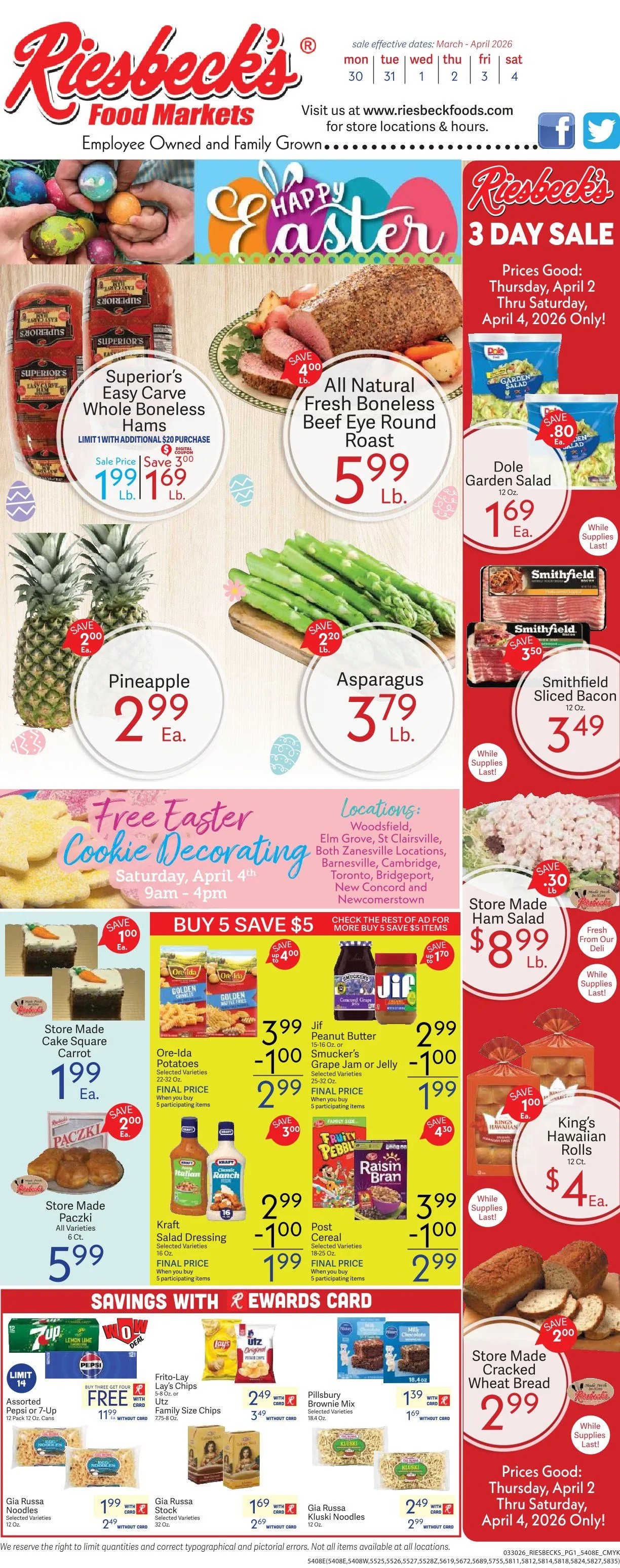 Weekly ad Riesbeck Sales from March 31 to April 4 2026 - Page