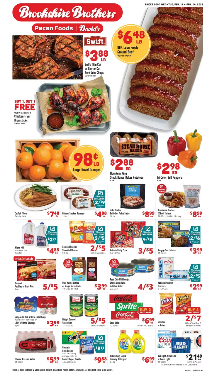 Weekly ad Brookshire Sales from February 18 to February 24 2026 - Page 