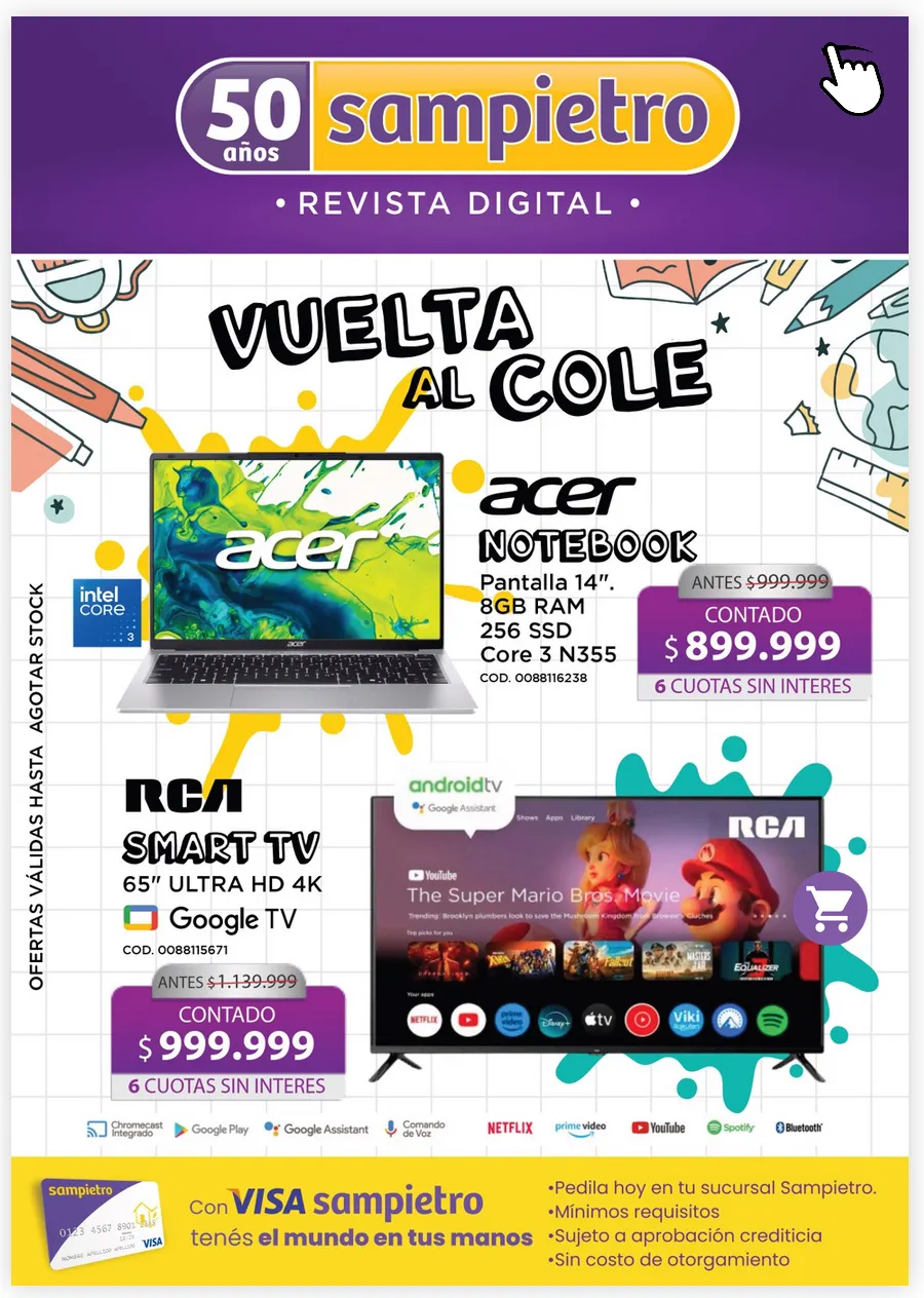 Ofertas de Ofertas Sampietro 1 de marzo al 31 de marzo 2026 - Página 1 del catálogo