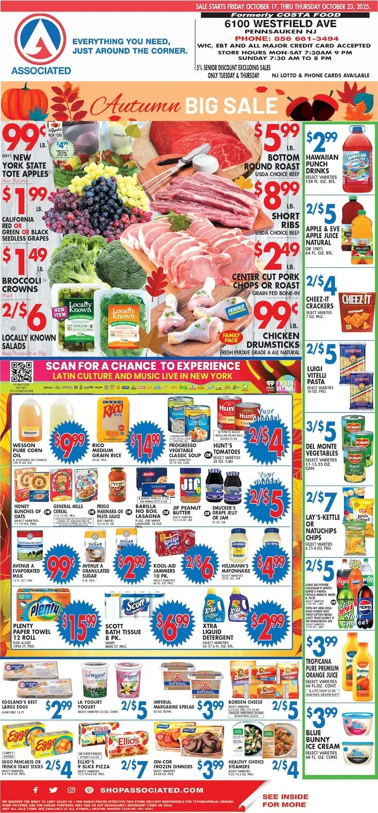 Weekly ad Associated Supermarkets Sales from October 17 to October 23 2025 - Page 