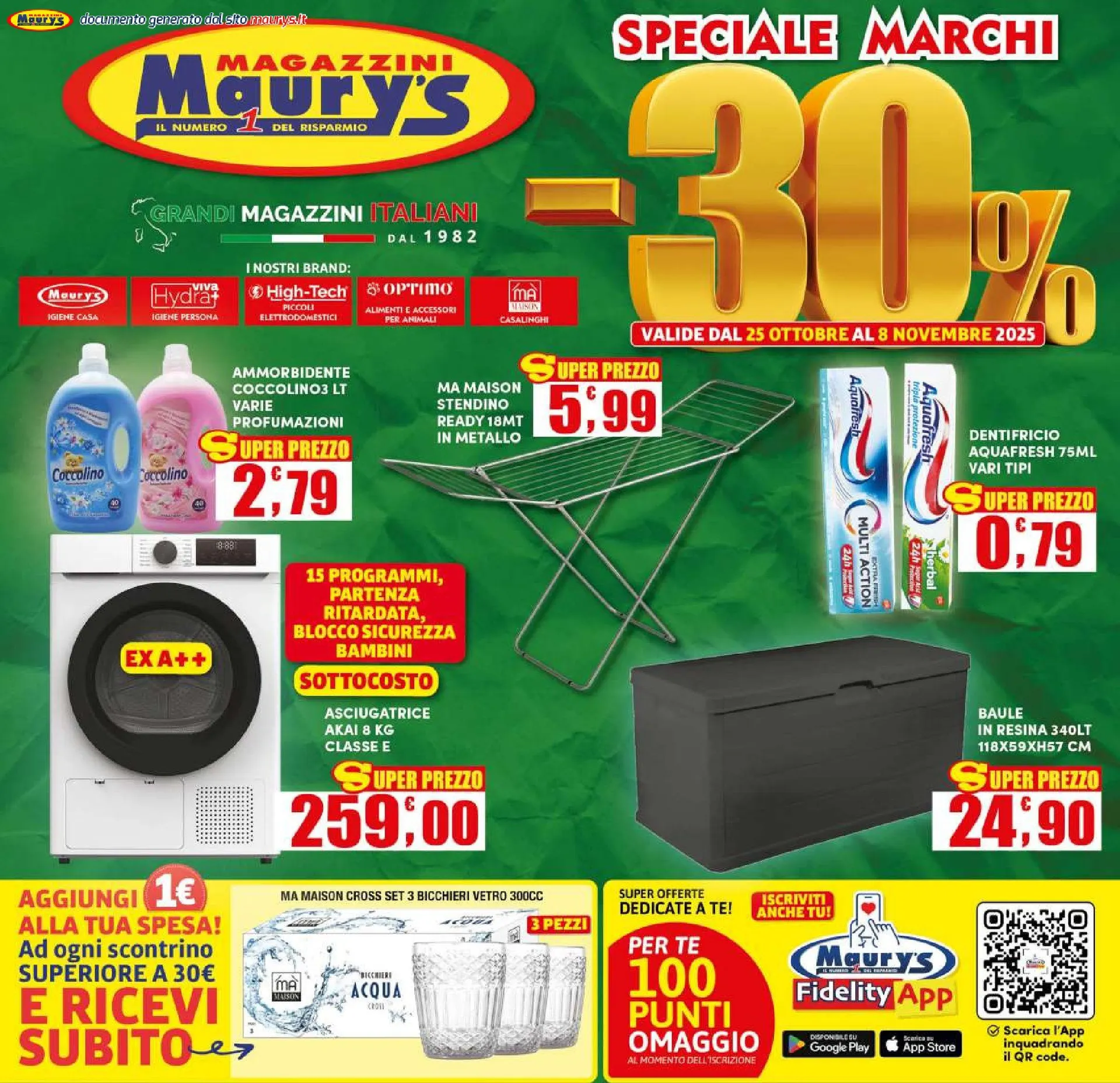 Maury's Volantino - 25 ottobre 8 novembre 2025