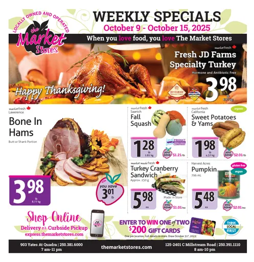 The Market Stores Sales from October 9 to October 15 2025 - flyer page 1