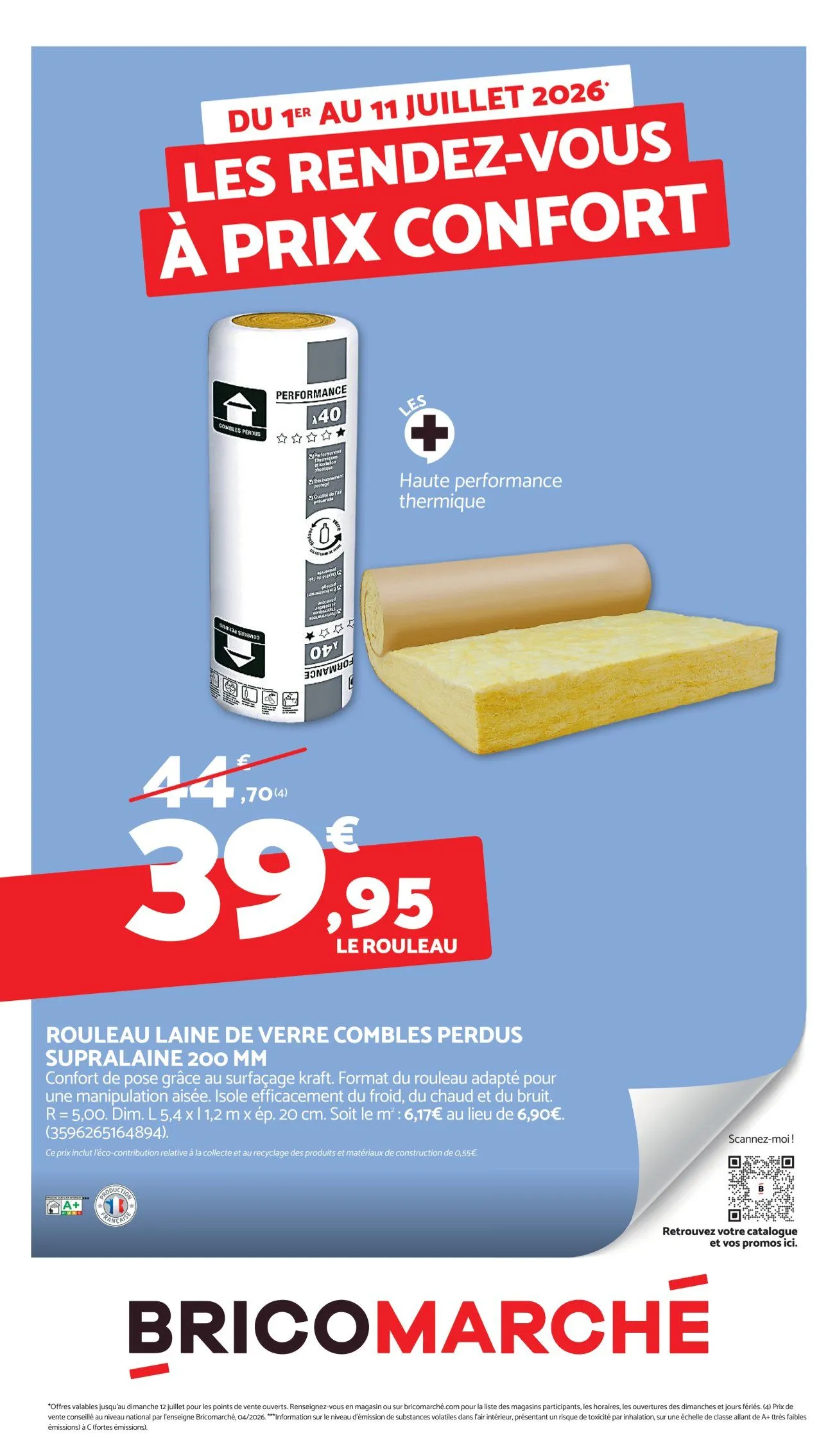 Catalogues Bricomarché du 1 juillet au 11 juillet 2026 - Catalogue page 1