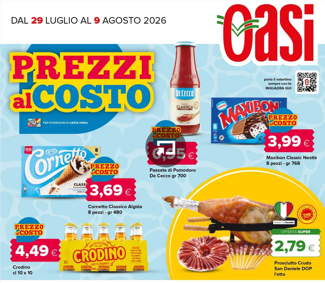 Volantini Oasi da 30 luglio a 9 agosto di 2026 - Pagina del volantino