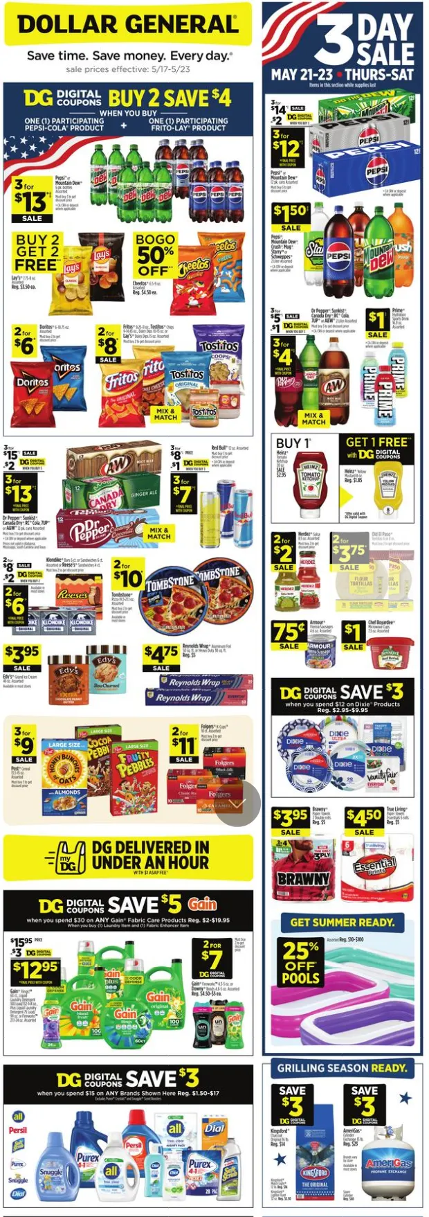 Weekly ad Dollar General Sales from May 17 to May 23 2026 - Page 1