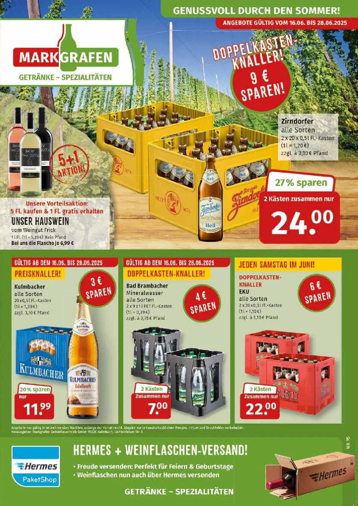 Markgrafen Prospekte  von 16. Juni bis 28. Juni 2025 - Prospekt seite 