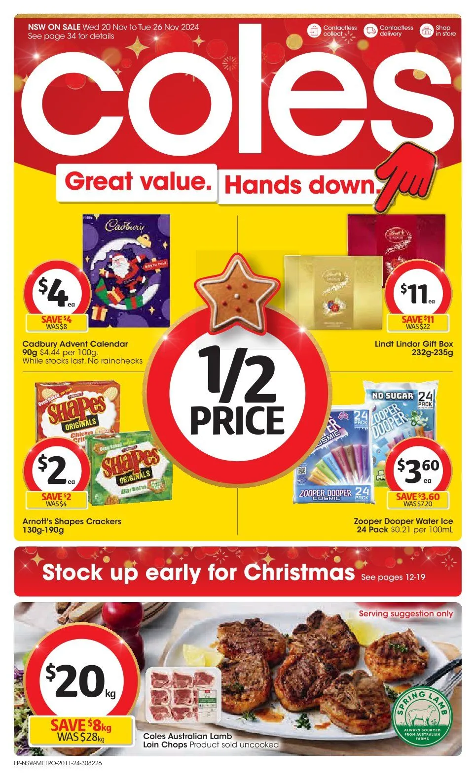Coles Weekly Ad - Catalogue valid from 20 November to 26 November 2024 - page 1