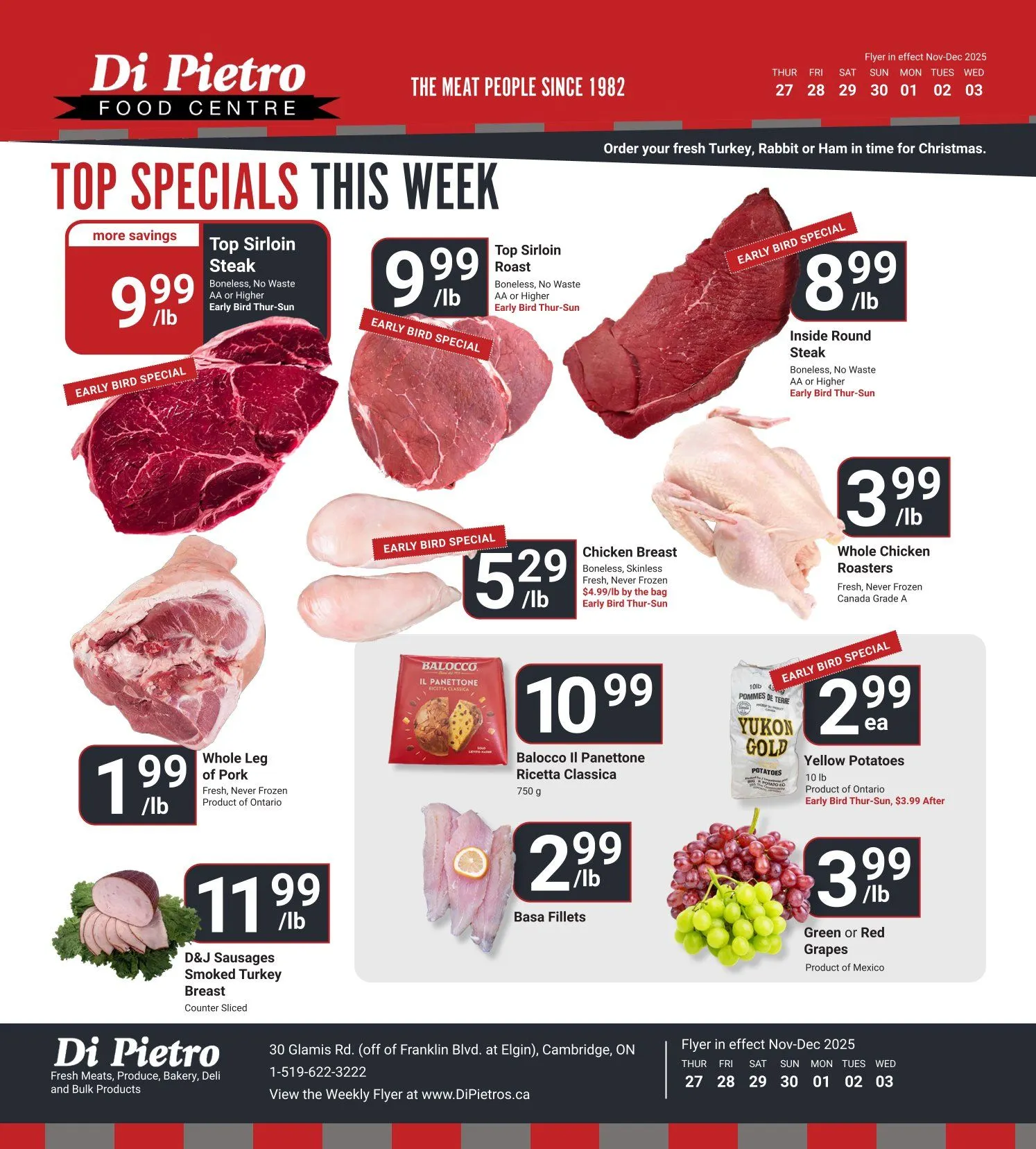 Di Pietro  Sales from November 27 to December 3 2025 - flyer page 