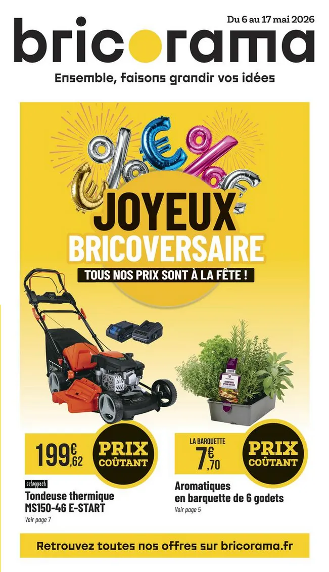  Catalogues Bricorama du 6 mai au 17 mai 2026 - Catalogue page 1