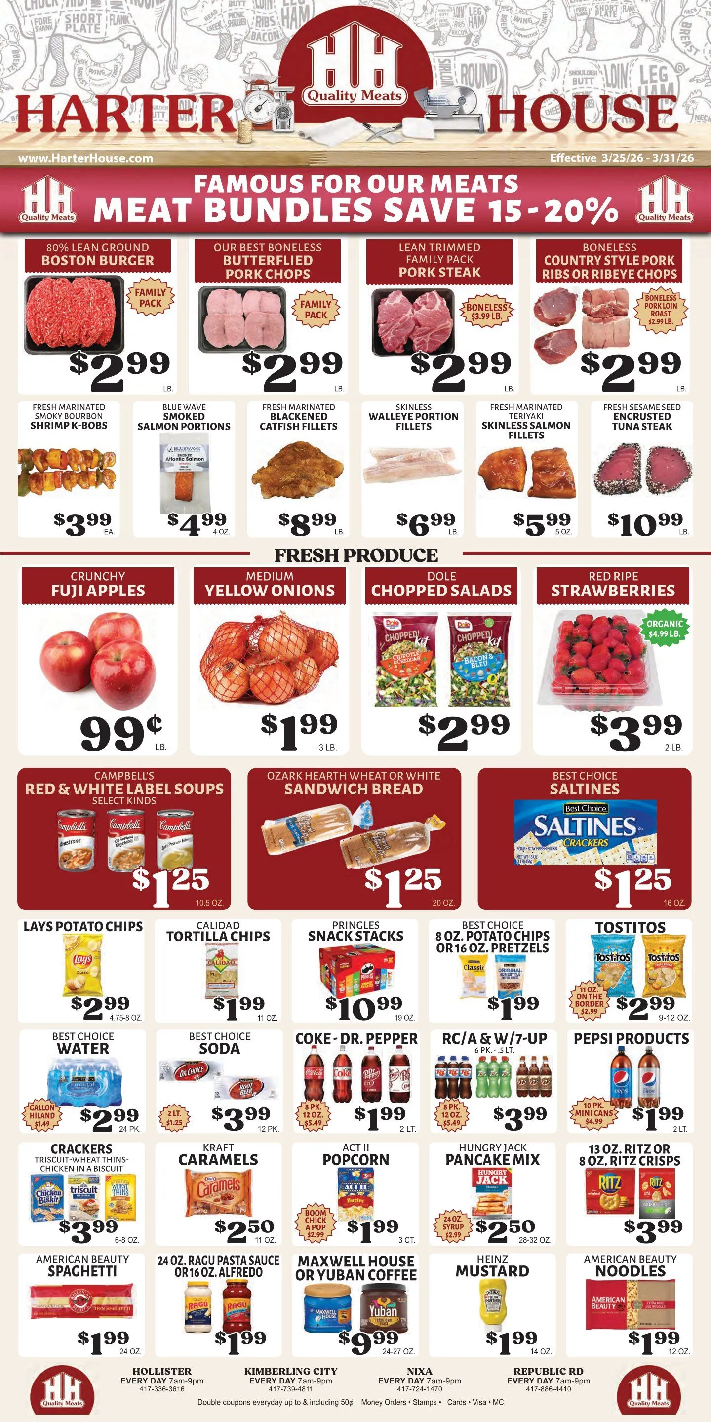 Weekly ad Harter House Sales from March 25 to March 31 2026 - Page 1