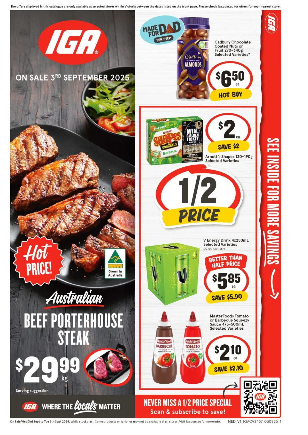 IGA Xpress catalogues  - Catalogue valid from 4 September to 7 September 2025 - page 1