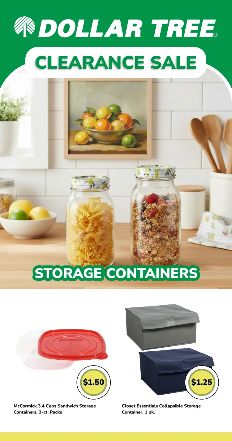 Weekly ad  Dollar Tree Sales from April 17 to April 30 2026 - Page 1