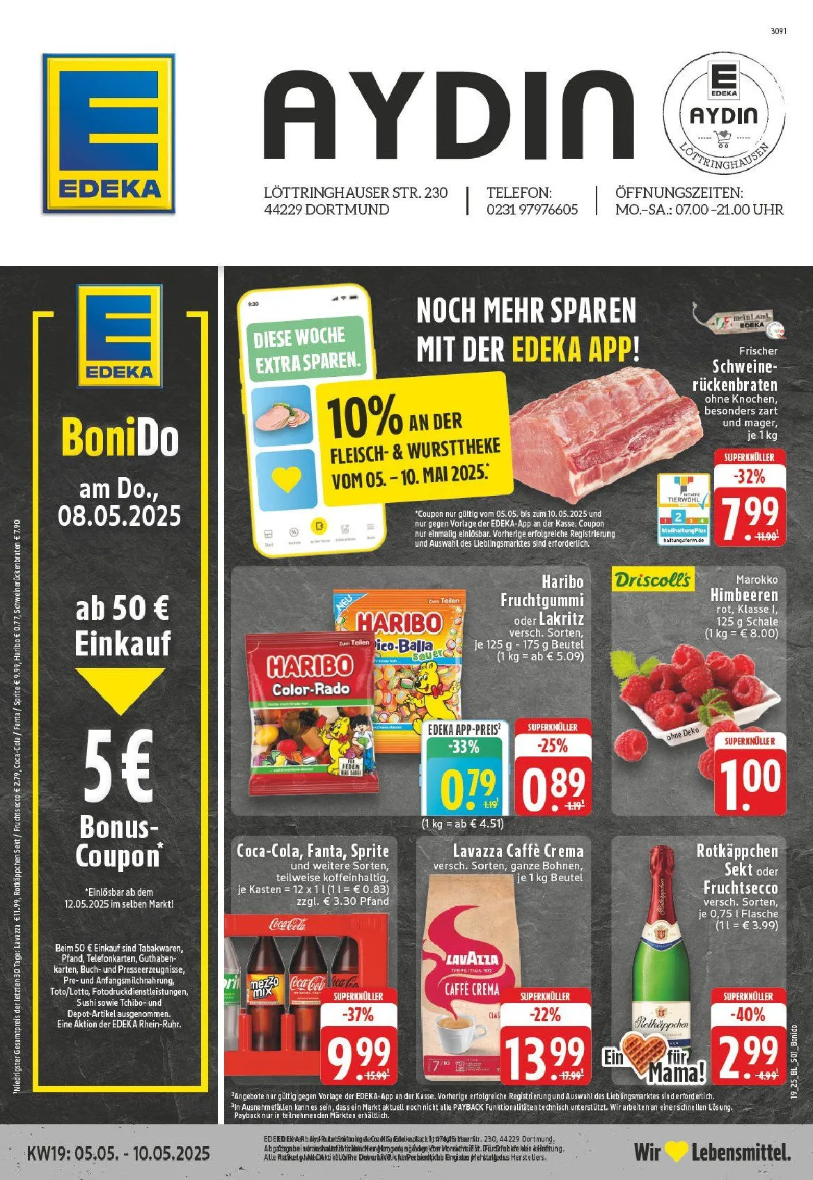 Edeka Prospekt von 5. Mai bis 10. Mai 2025 - Prospekt seite 1