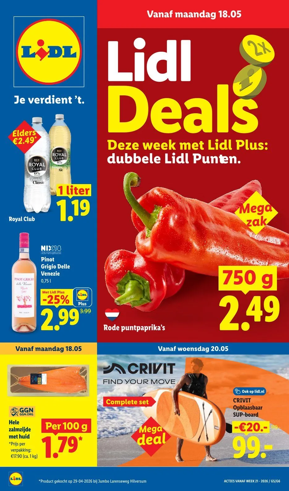 Lidl folders van 18 mei tot 24 mei 2026 - Folder pagina 1