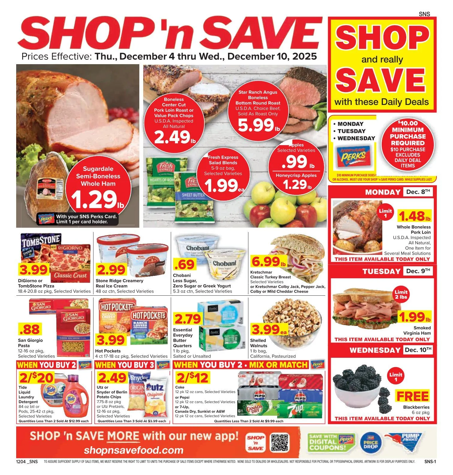 Weekly ad Shop'n Save Sales from December 4 to December 10 2025 - Page 