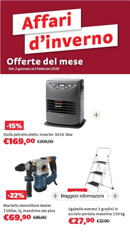 Volantini Bricocenter da 2 gennaio a 2 febbraio di 2026 - Pagina del volantino 