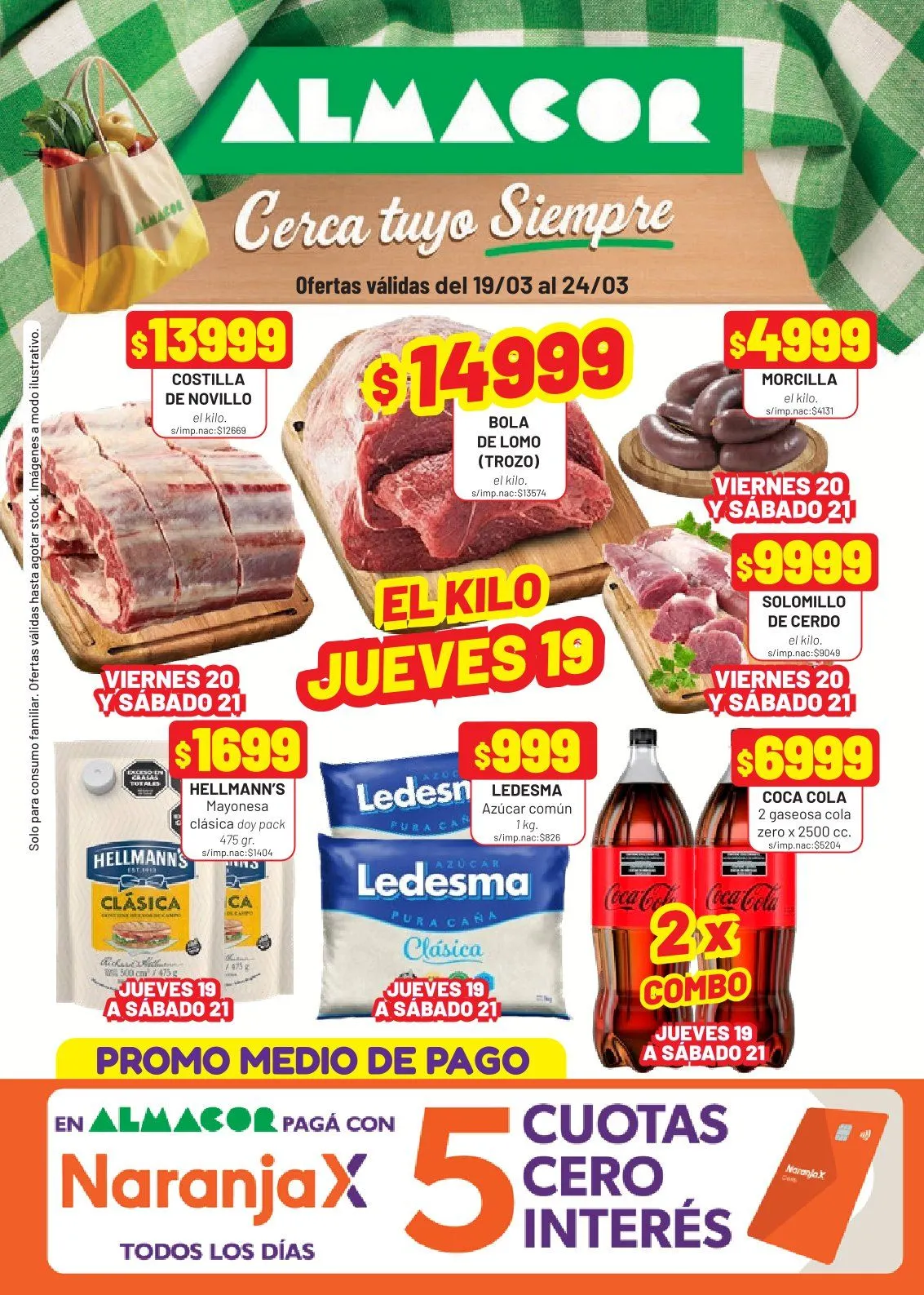Ofertas de Ofertas Almacor 19 de marzo al 24 de marzo 2026 - Página 1 del catálogo