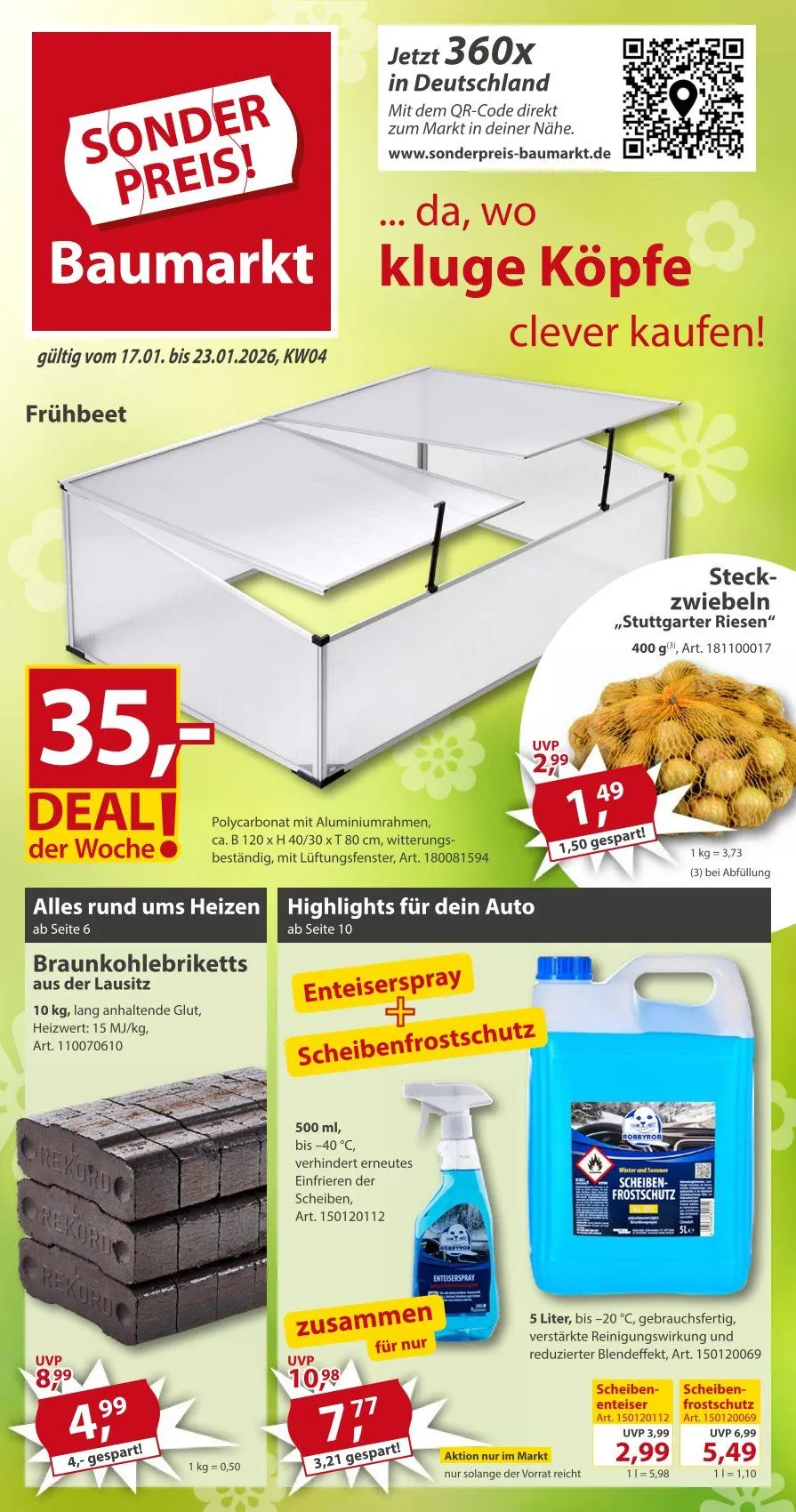 Sonderpreis-Baumarkt - Wöchentliche Prospekte von 17. Januar bis 23. Januar 2026 - Prospekt seite 