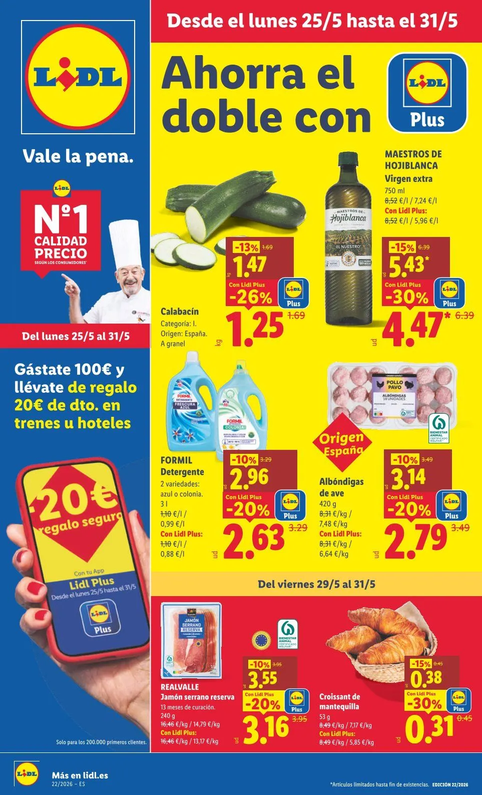 Catálogo de Lidl Ofertas 25 de mayo al 31 de mayo 2026 - Página 1