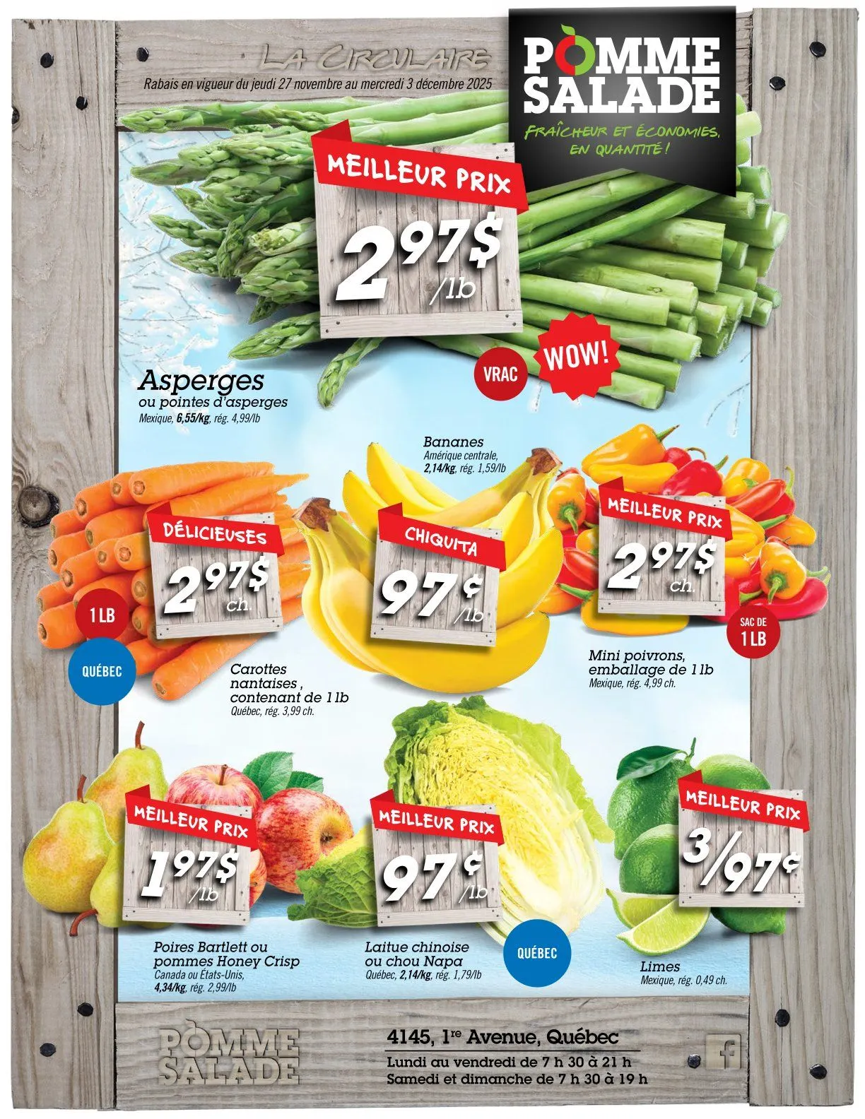 Pomme Salade Sales from November 27 to December 3 2025 - flyer page 