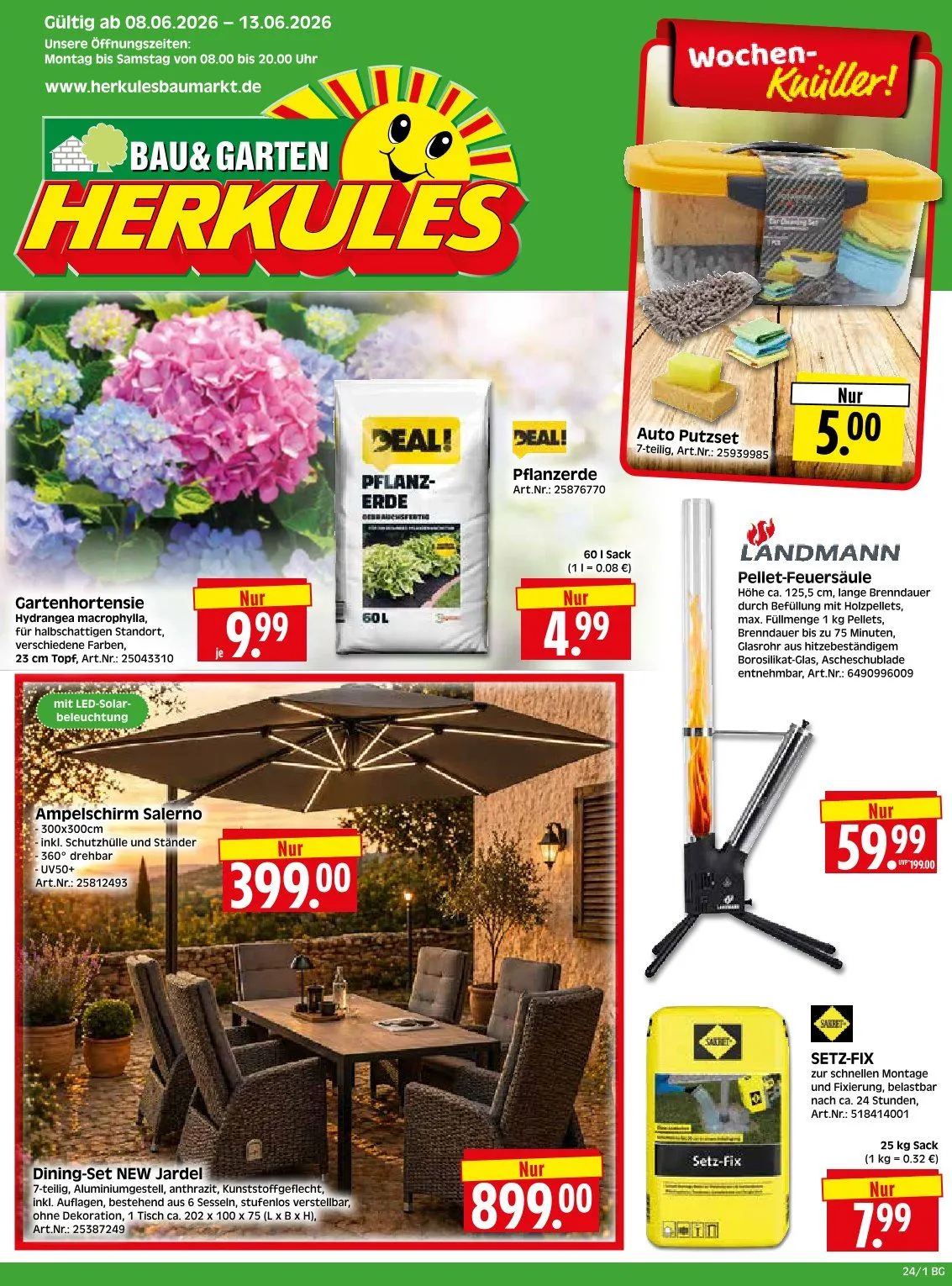 Herkules Baumarkt Angebote von 8. Juni bis 13. Juni 2026 - Prospekt seite 