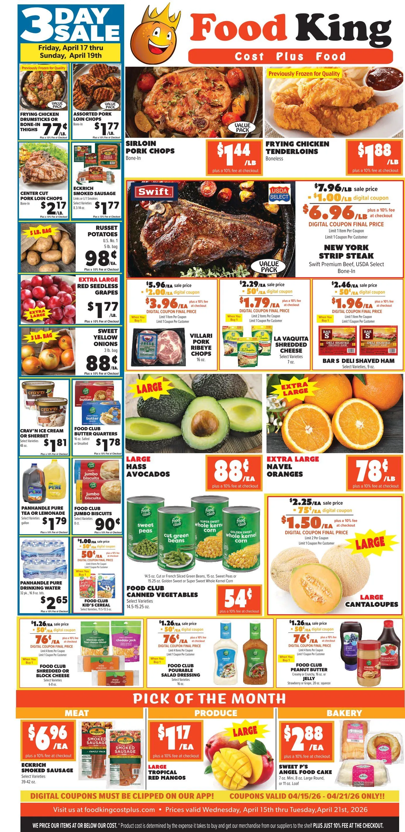 Weekly ad  Food King weekly ads from April 15 to April 21 2026 - Page 1