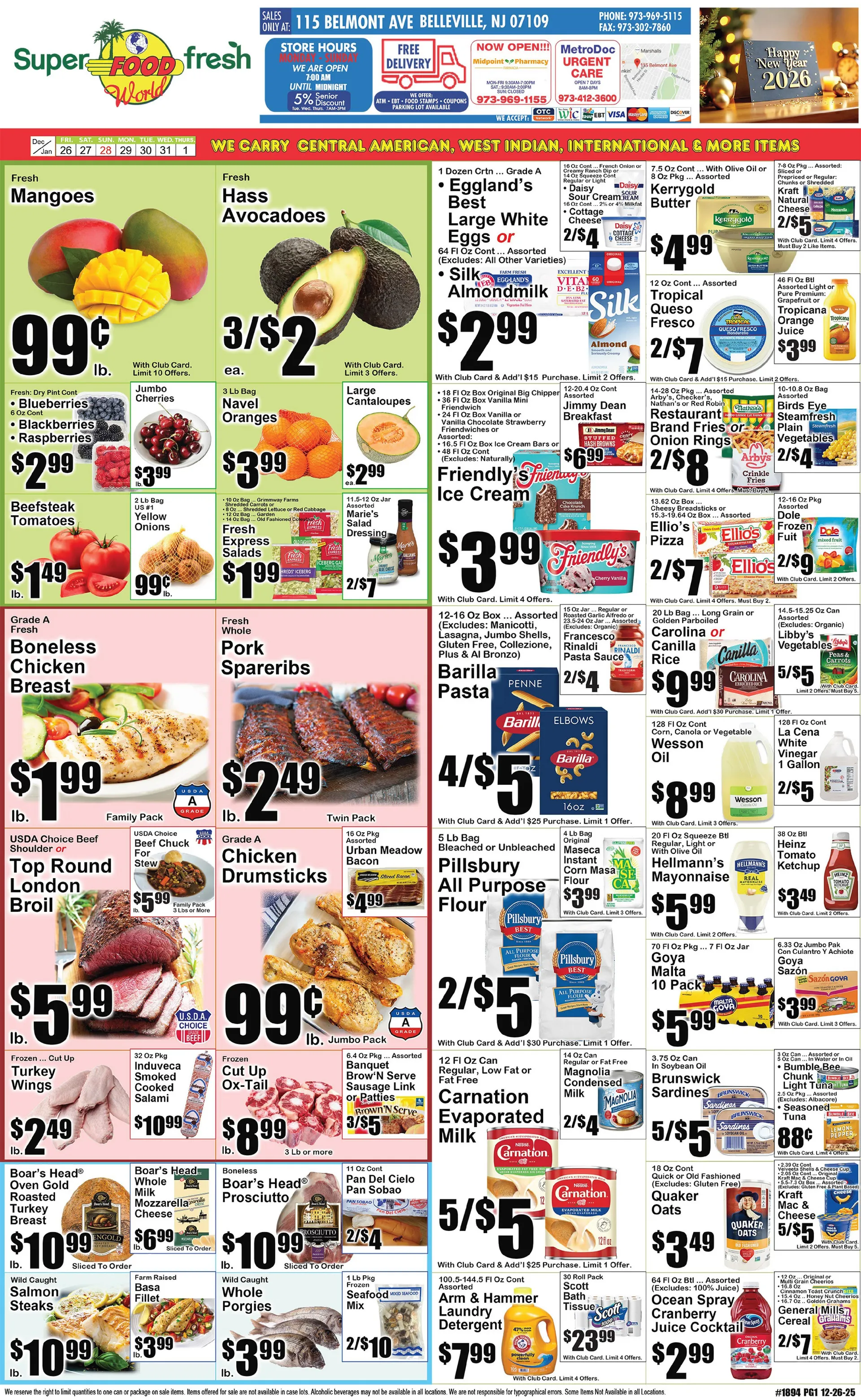 Weekly ad SuperFresh Sales from December 26 to January 1 2026 - Page 1