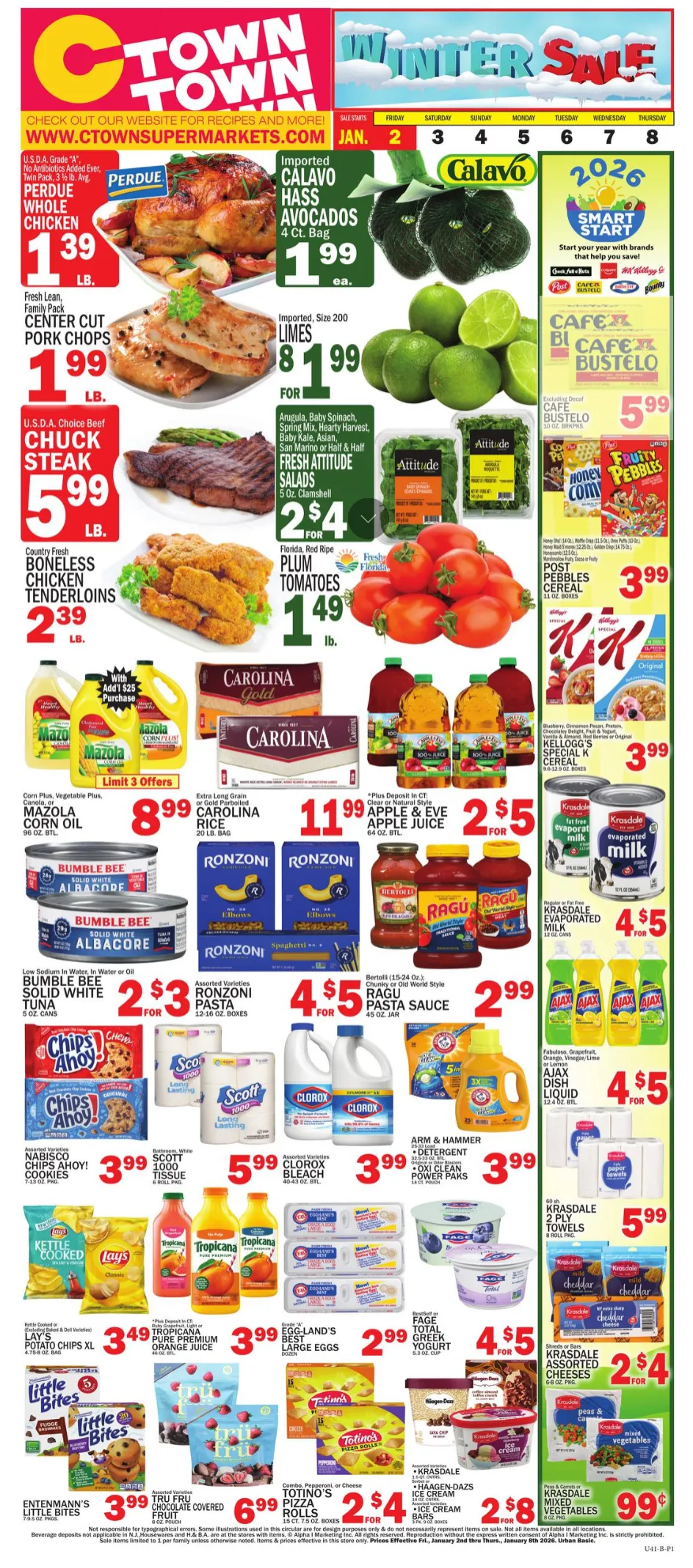 Weekly ad C-Town Sales from January 2 to January 8 2026 - Page