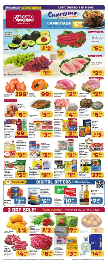 Weekly ad Cardenas Sales from February 25 to March 3 2026 - Page