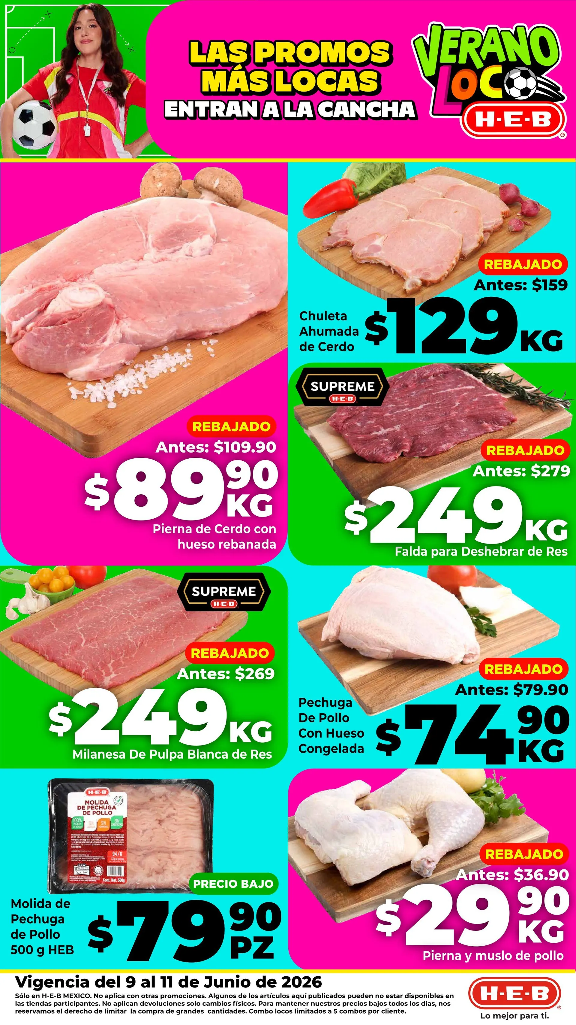 Catálogo de H-E-B Ofertas 9 de junio al 11 de junio 2026 - Pagina 1