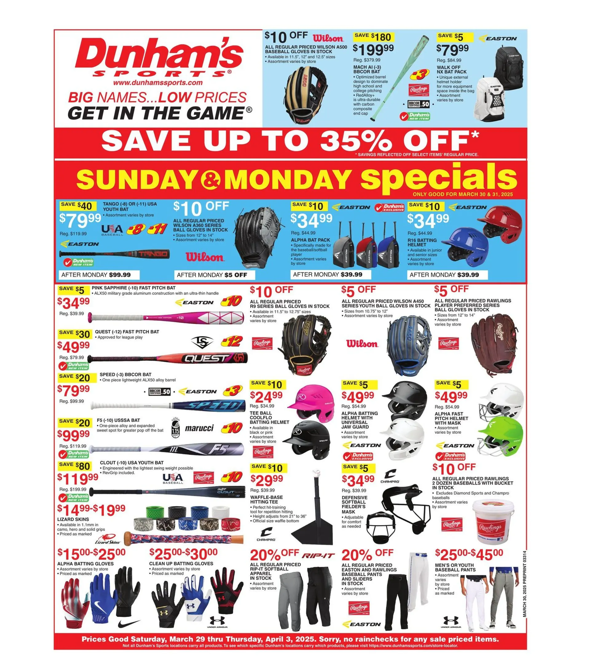 Weekly ad Dunham's Sports Deals from March 28 to April 3 2025 - Page 