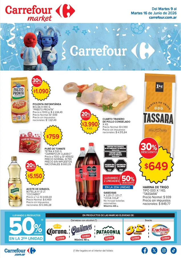 Ofertas de  Ofertas Carrefour Market  9 de junio al 16 de junio 2026 - Página  del catálogo