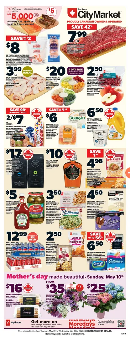 Loblaws Sales from May 7 to May 13 2026 - flyer page 1
