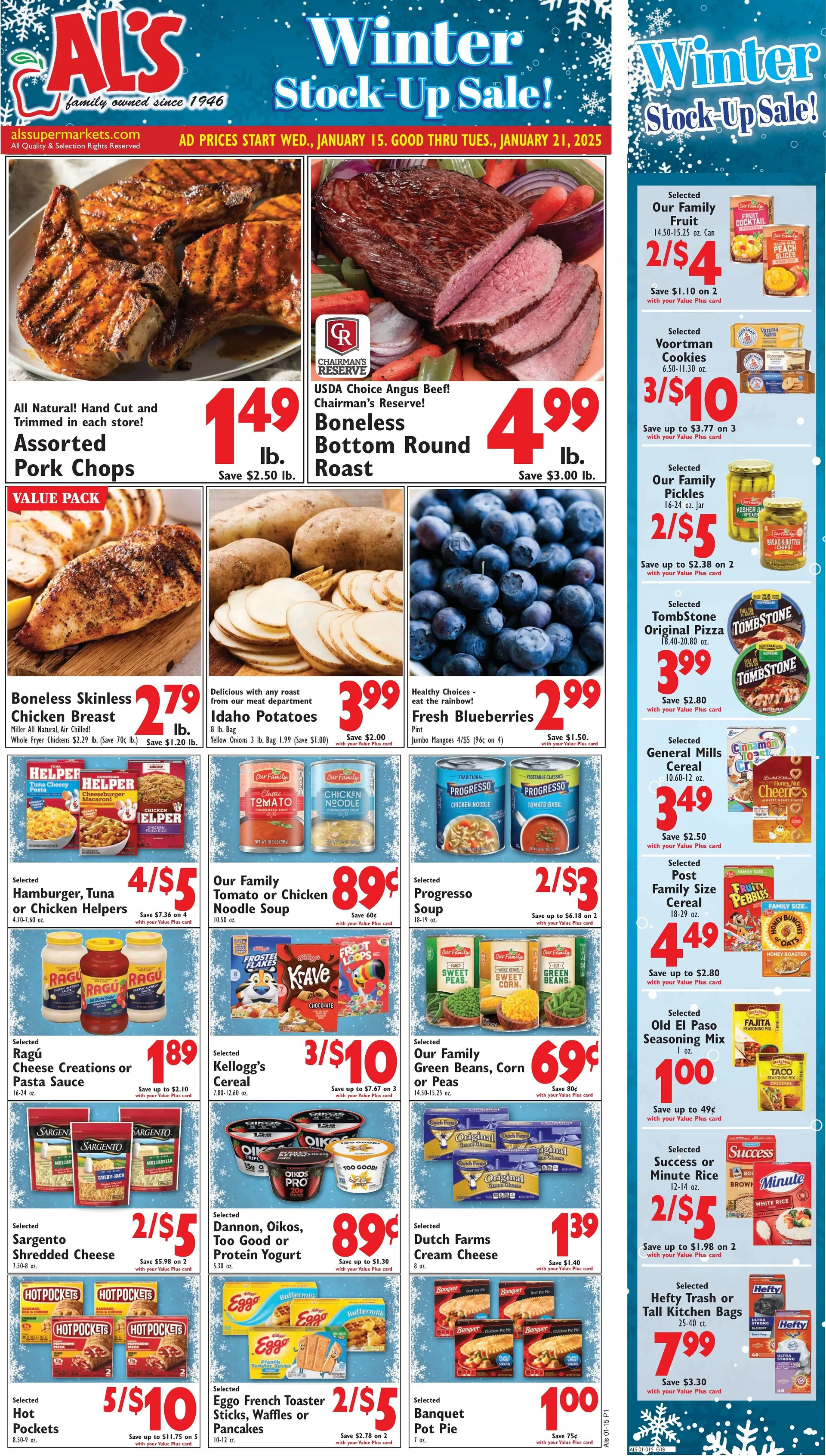 Weekly ad Al's Supermarket Sales from January 15 to January 21 2025 - Page 