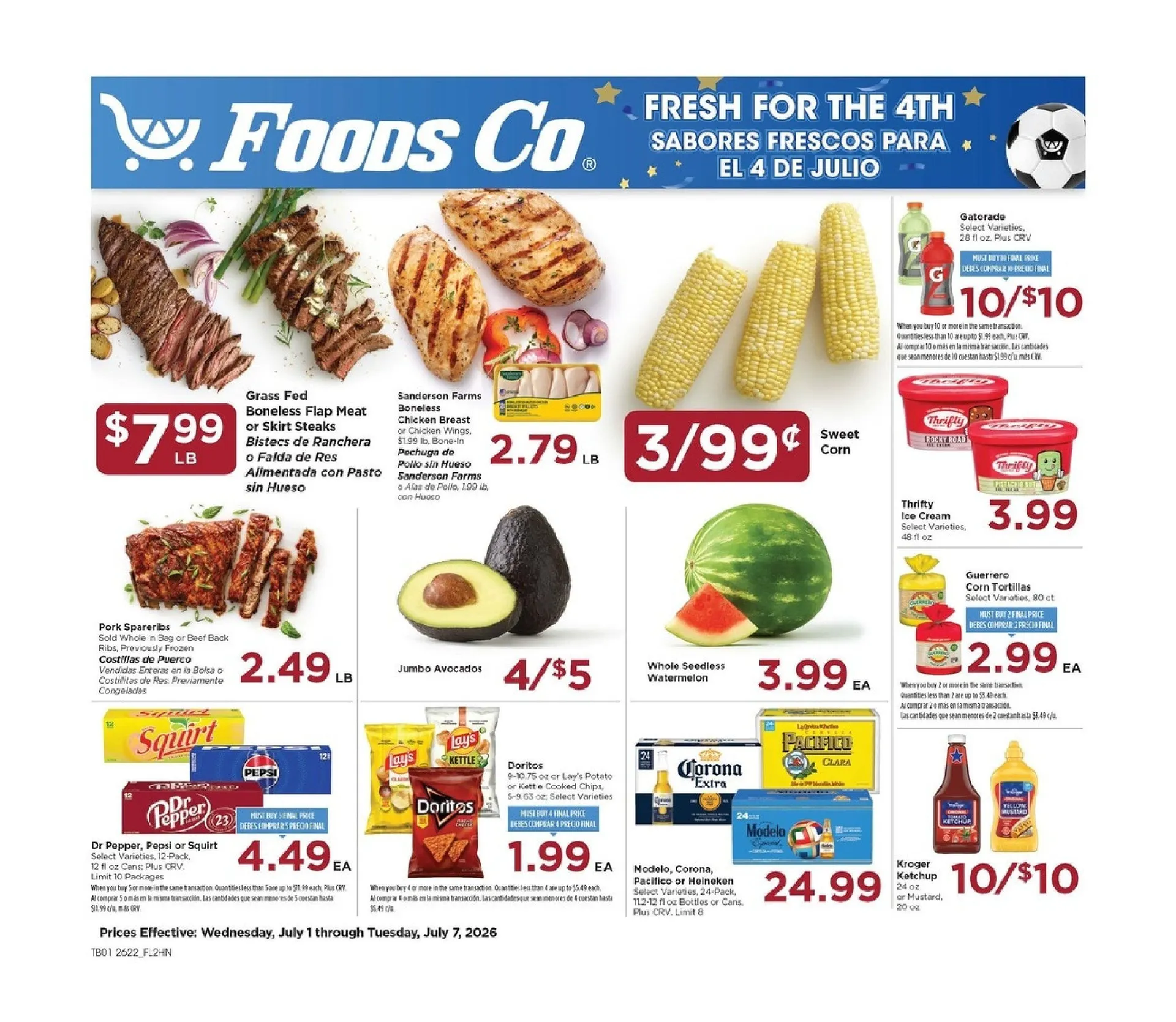 Weekly ad Foods Co. Sales from July 1 to July 7 2026 - Page 