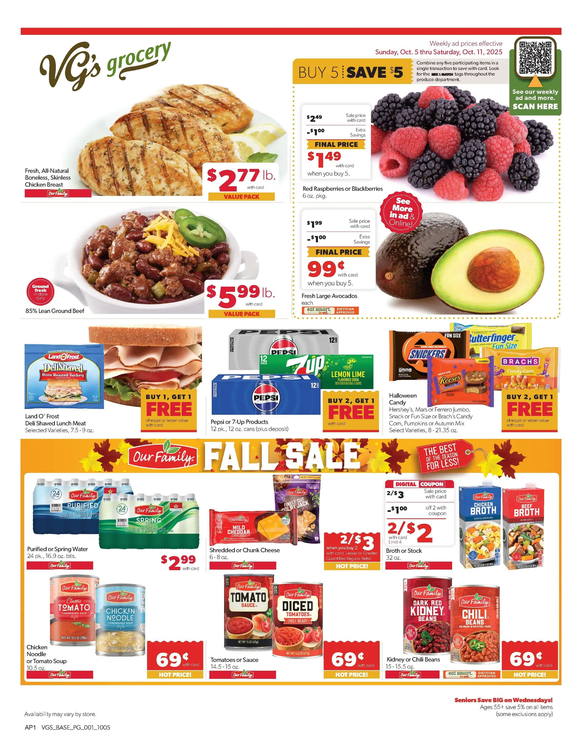 Weekly ad VG's Sales from October 5 to October 11 2025 - Page 1