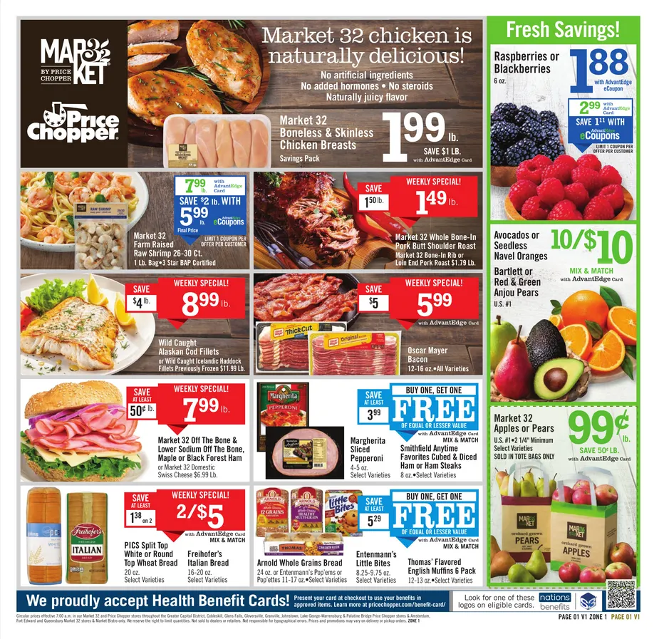 Weekly ad Price Chopper Sales from October 26 to November 1 2025 - Page 1