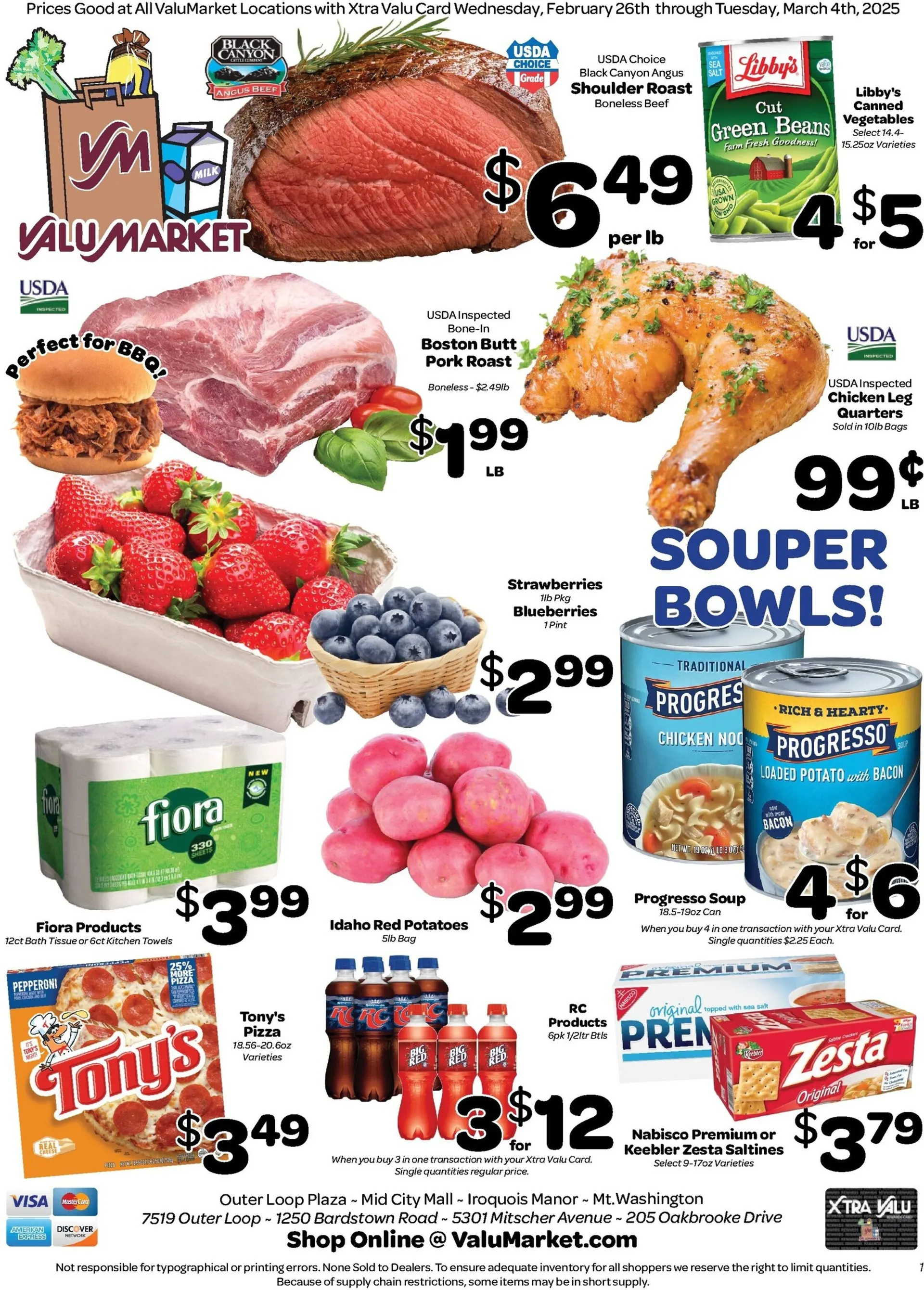 Weekly ad ValuMarket Sales from February 26 to March 4 2025 - Page 
