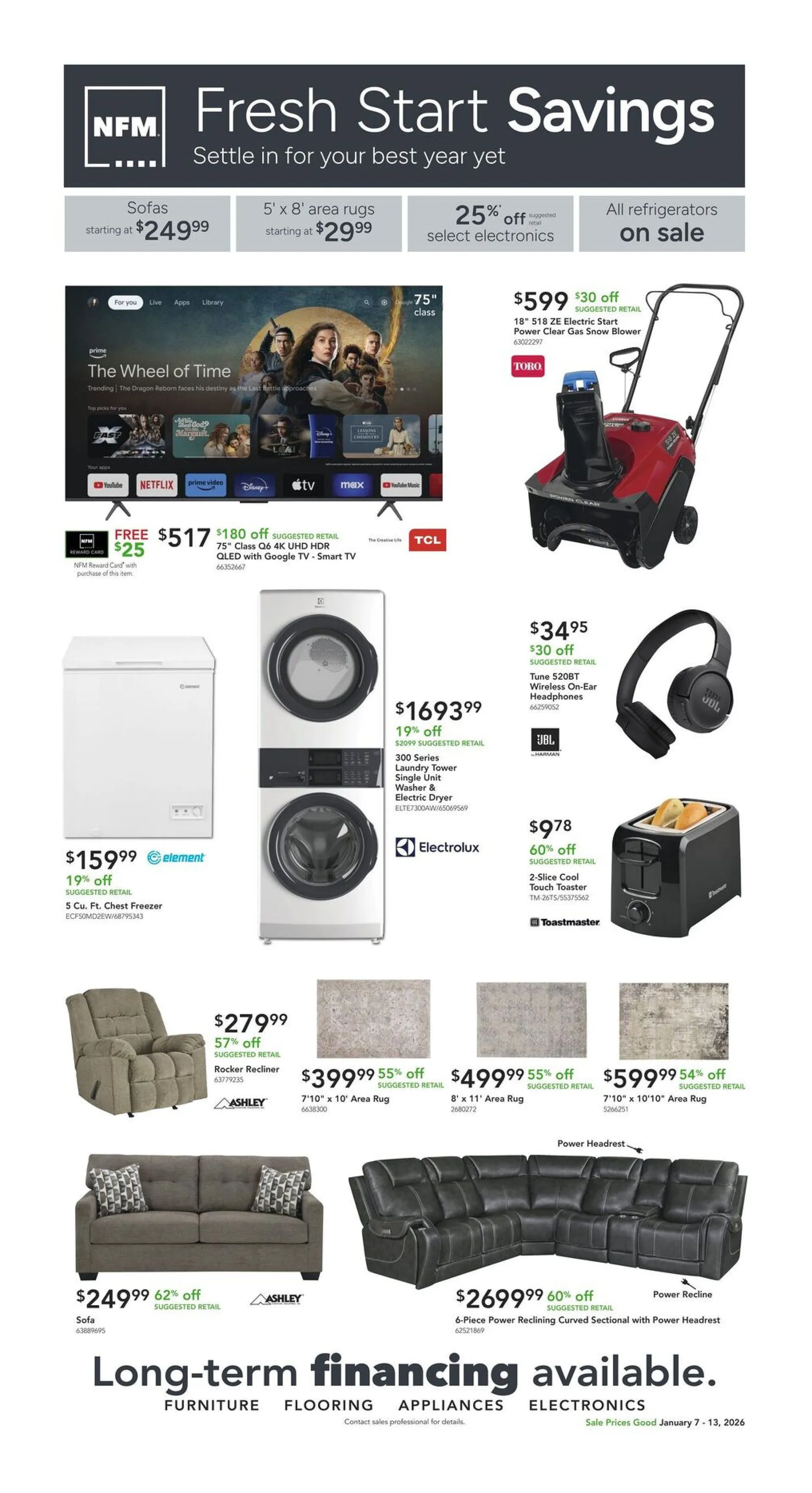 Weekly ad Nebraska Furniture Mart Sales from January 7 to January 13 2026 - Page