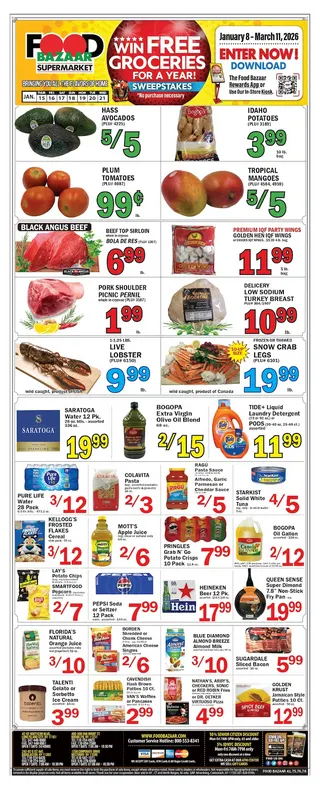 Weekly ad Food Bazaar Sales from January 15 to January 21 2026 - Page 1