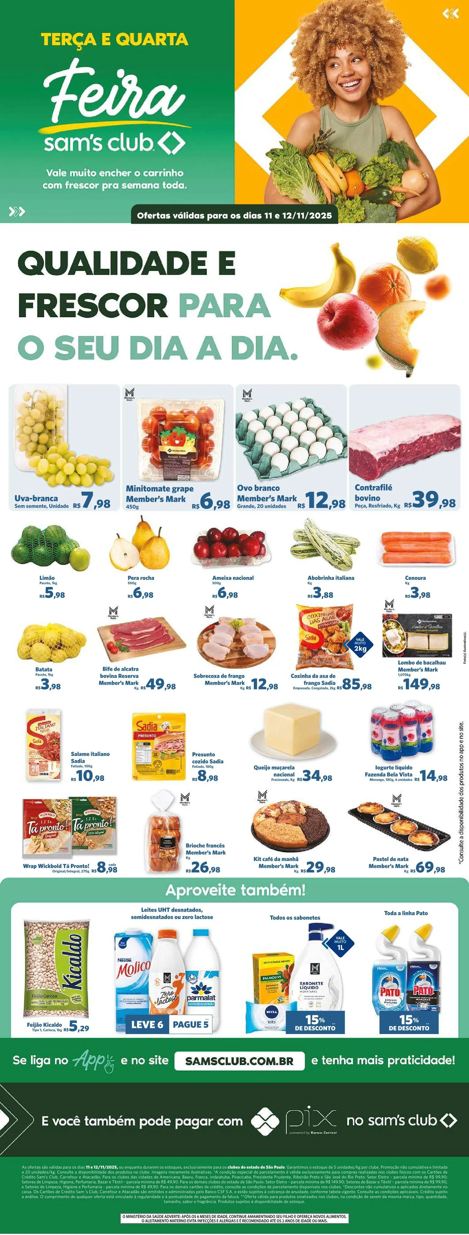Encarte de Sam's Club Ofertas 11 de novembro até 12 de novembro 2025 - Pagina 1